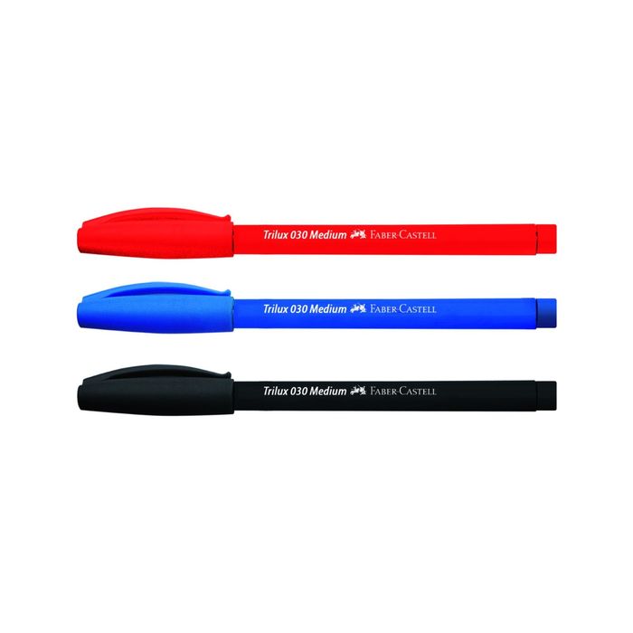 Ручка шариковая Faber-Castell Trilux 030 0.3мм масл.осн, узел-игла, черные 343098