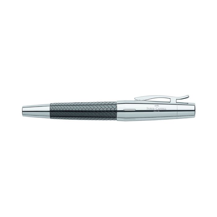Ручка перьевая подарочная Faber-Castell E-Motion Edelharz Parkett, M, черн.смола,под/к