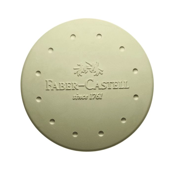 Ластик Faber-Castell каучук UFO для графитных карандашей, круглый 188306