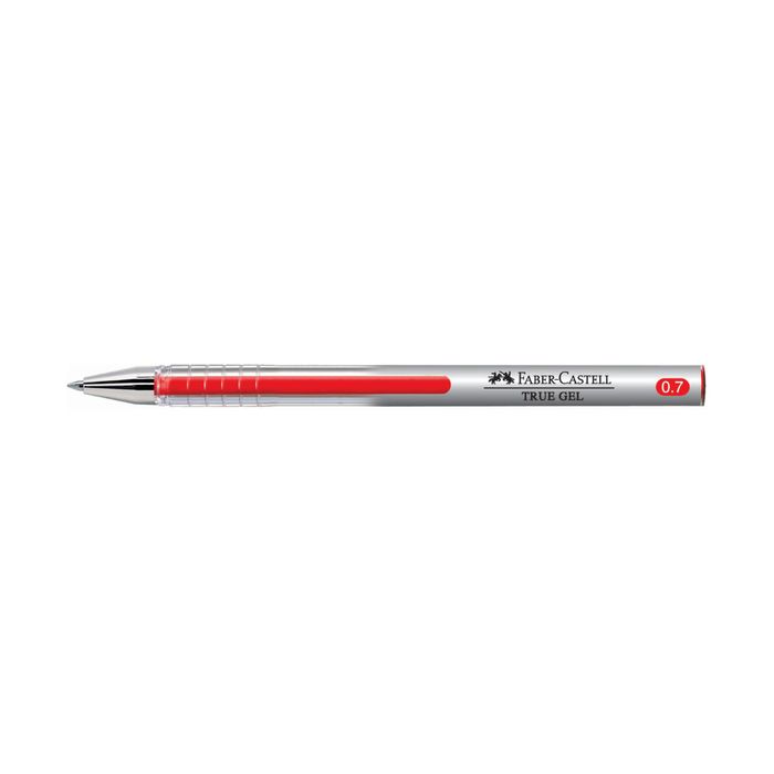 Ручка-роллер Faber-Castell True Gel 0.7мм водо- и светостойкие чернила красный 243821