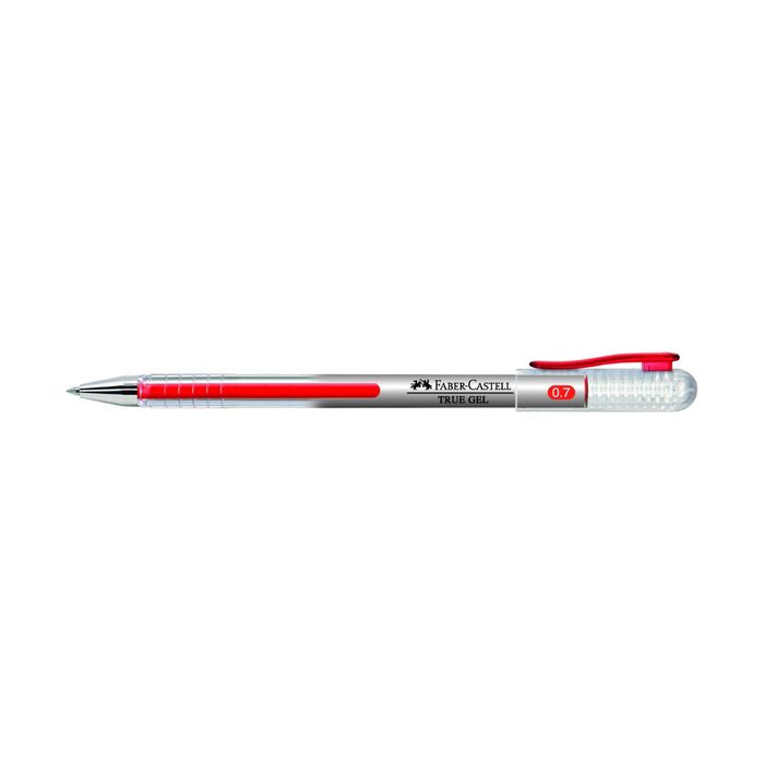 Ручка-роллер Faber-Castell True Gel 0.7мм водо- и светостойкие чернила красный 243821