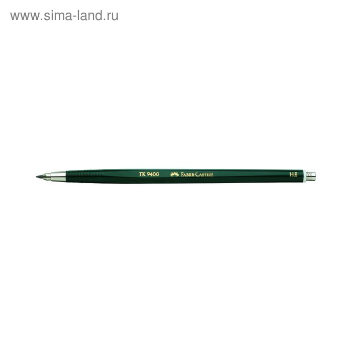 Карандаш цанговый 2.0 мм Faber-Castell TK® 9400 HB зелёный