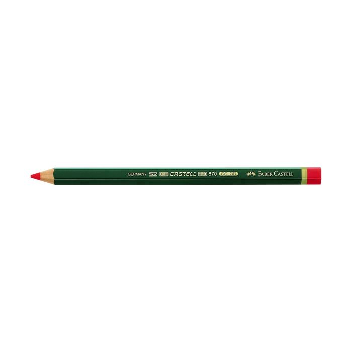 Карандаш художественный цветной Faber-Castell CASTELL® COLOR 870 красный, карт/кор 117521