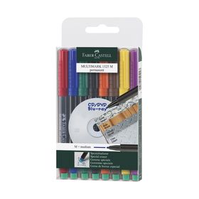 

Набор маркеров для CD Faber-Castell Multimark 8 цветов 1,0 мм, перманентный