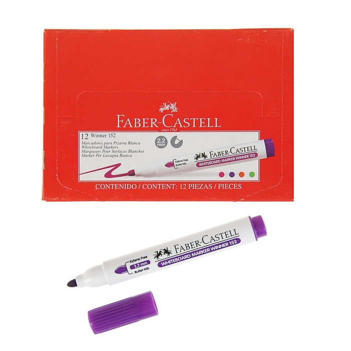 Маркер для доски 3.0 мм Faber-Castell Winner 152 лиловый