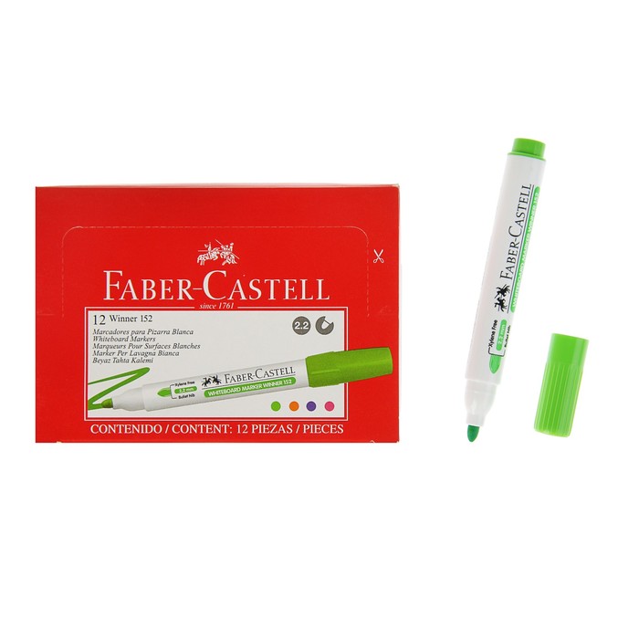 Маркер для доски 3.0 мм Faber-Castell Winner 152 лимонный