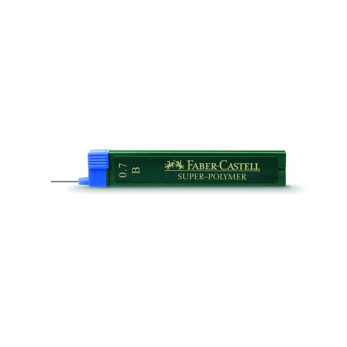 Грифели для механических карандашей 0.7 мм Faber-Castell TK® SUPERPOLYMER B 12 штук 120701