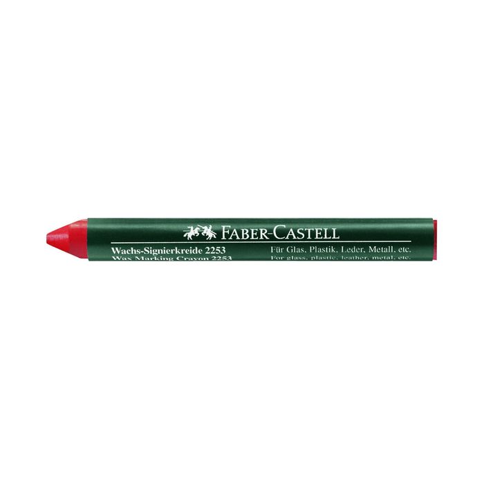 Маркер-паста промышленный Faber-Castell 2253 -50 до +200С, красный