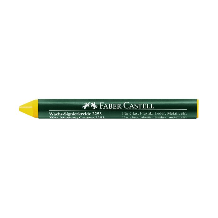 Маркер-паста промышленный Faber-Castell 2253 -50 до +200С, жёлтый