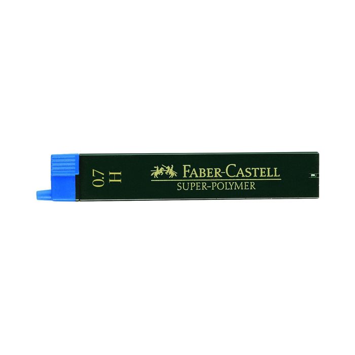 Грифели для механических карандашей 0.7 мм Faber-Castell TK® SUPERPOLYMER H 12 штук 120711
