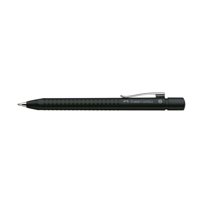 Ручка шариковая автомат Faber-Castell GRIP 2011, M, трехгран.кор. массаж.шаш, синий, черн