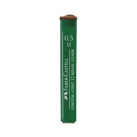 Грифели для механических карандашей 0.5 мм Faber-Castell Polymer H 12 штук футляр