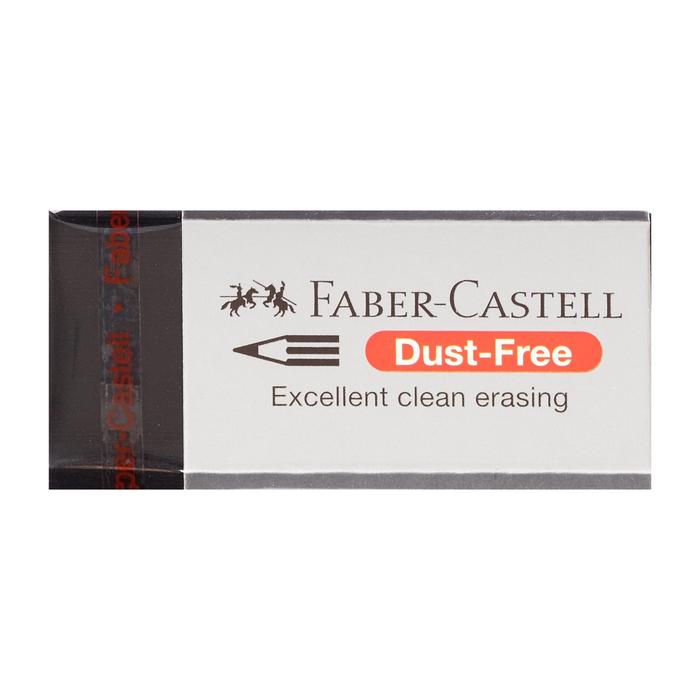 Ластик Faber-Castell синтетика Dust-Free 62*21,5*11,5 черный 187171