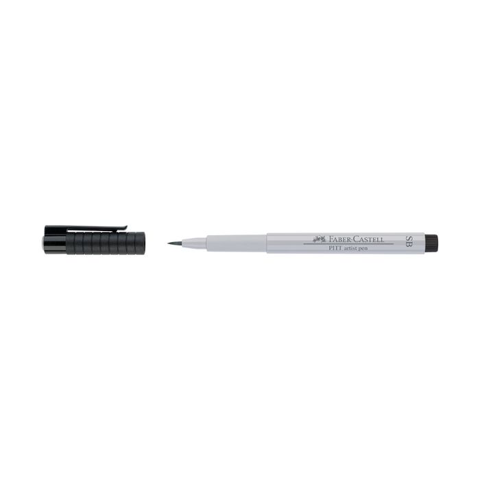 Ручка-кисть капиллярная Faber-Castell PITT Artist Pen Soft Brush серый 230 167830