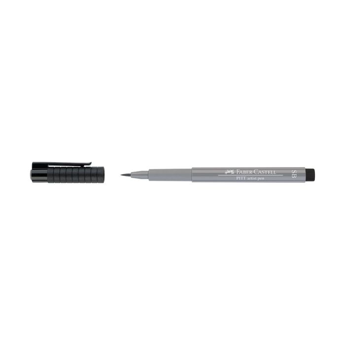 Ручка-кисть капиллярная Faber-Castell PITT Artist Pen Soft Brush серый 232 167832