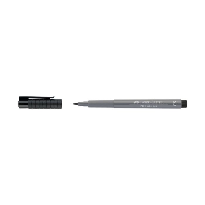 Ручка-кисть капиллярная Faber-Castell PITT Artist Pen Soft Brush серый 233 167833