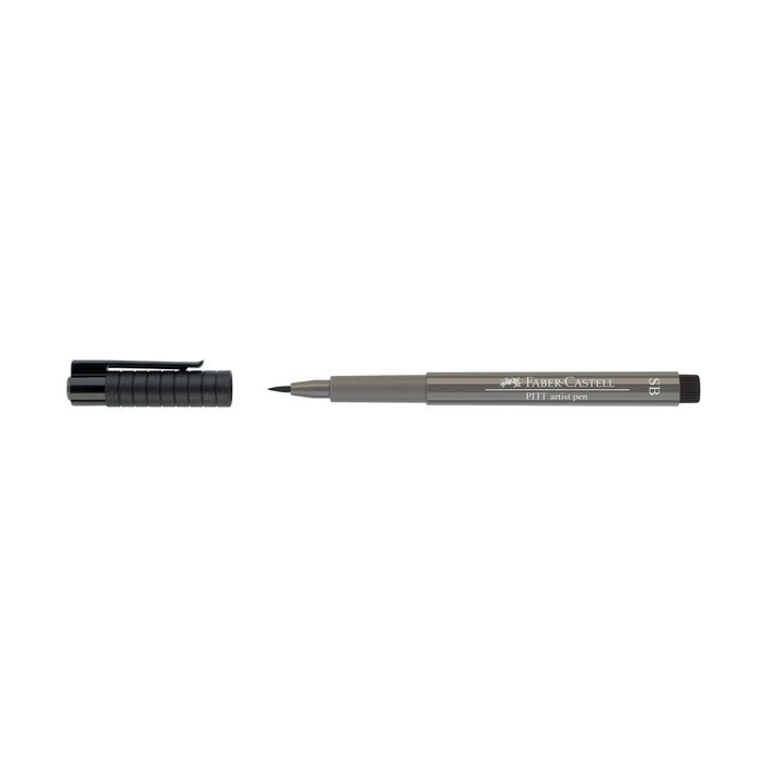 Ручка-кисть капиллярная Faber-Castell PITT Artist Pen Soft Brush серый 273 167873