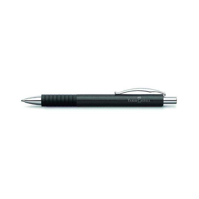 Ручка подарочная Faber-Castell Basic Black, B, натуральная кожа, черный, подар/кор 148889