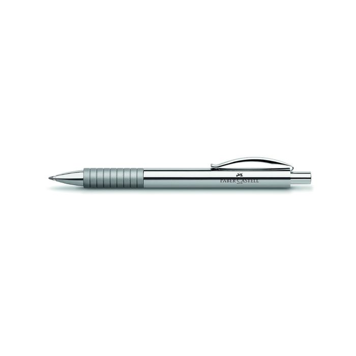 Ручка подарочная Faber-Castell Basic Metal, B, полир.хромир.металл, черный, под/кор 148471