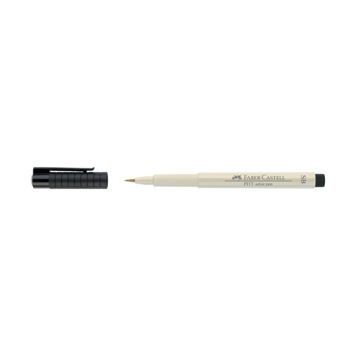 Ручка-кисть капиллярная Faber-Castell PITT Artist Pen Soft Brush серый 270 167870