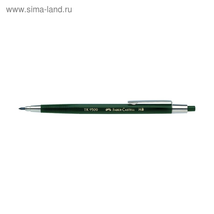 

Карандаш цанговый 2.0 мм Faber-Castell TK® 9500 HB зелёный