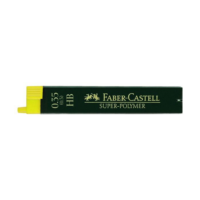 Грифели для механических карандашей 0.35 мм Faber-Castell TK® SUPERPOLYMER HB 12 штук