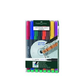 

Набор маркеров для CD Faber-Castell Multimark 8 цветов 0.4 мм, перманентный