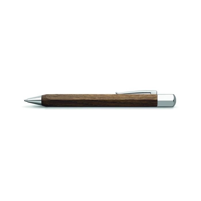 Ручка подарочная Faber-Castell Ondoro Smoaked Oak, B, мореный дуб, черный, подар/к 147508