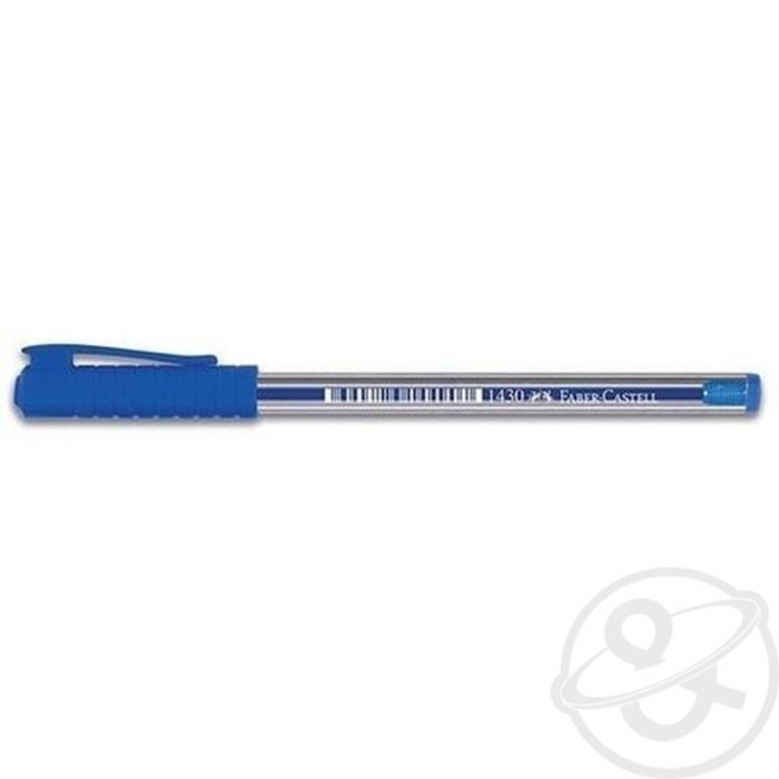 Ручка шариковая Faber-Castell 1430 0.7 мм, синие чернила на масляной основе, картонная коробка 520051