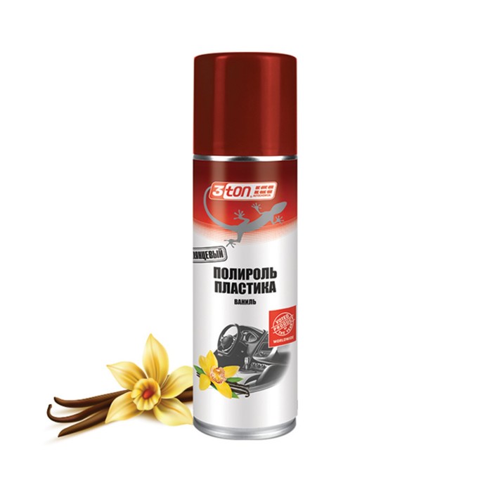 Полироль пластика 3ton, ваниль, 335 мл
