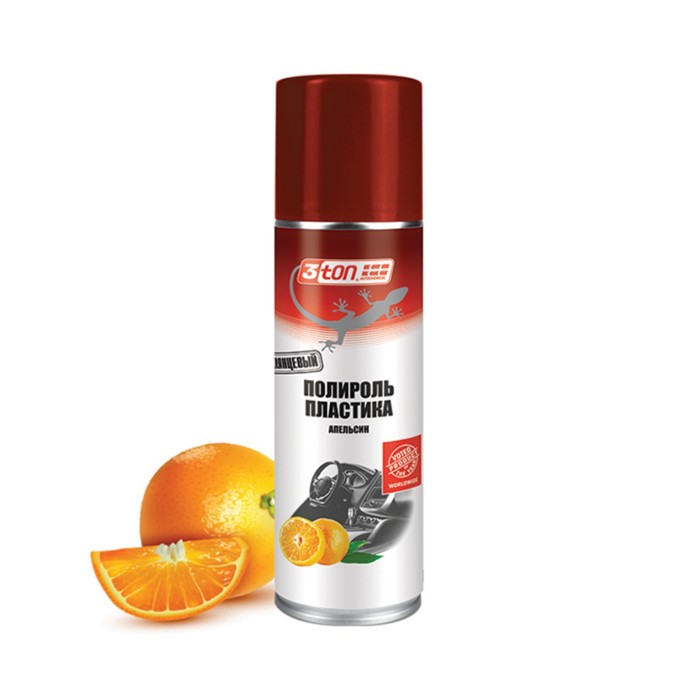 Полироль пластика 3ton, апельсин, 335 мл