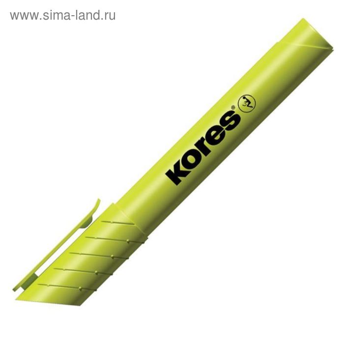 

Маркер-текстовыделитель, 4.0, KORES, жёлтый