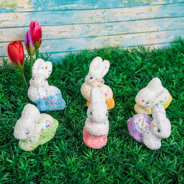 Сувенир "Пасхальные кролики" (набор 6 шт)