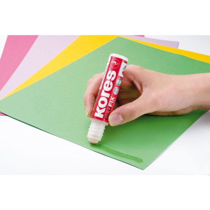 Клей канцелярский KORES 50г с силиконовым аппликатором '20258