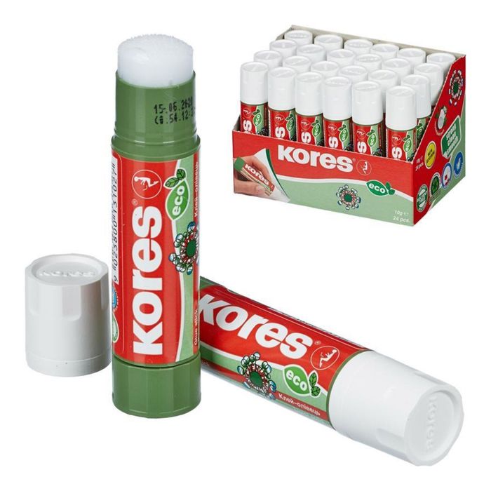 Клей-карандаш PVP 10г KORES Glue-eco