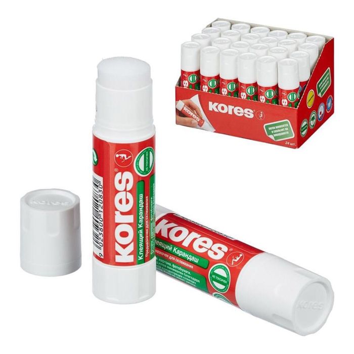 Клей-карандаш PVP 8г KORES '12083