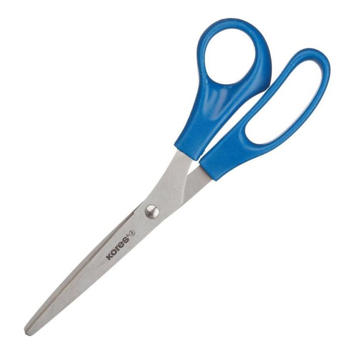 Ножницы Kores 210 мм c пластиковым анатомическими ручками, микс*3вида