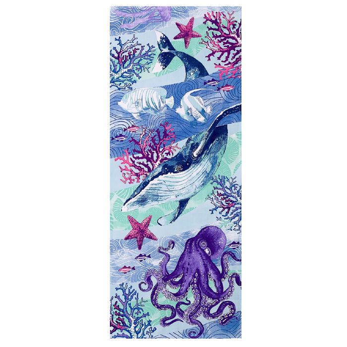 Полотенце "Морские глубины" 60х146 см, 100% хлопок 160гр/м2