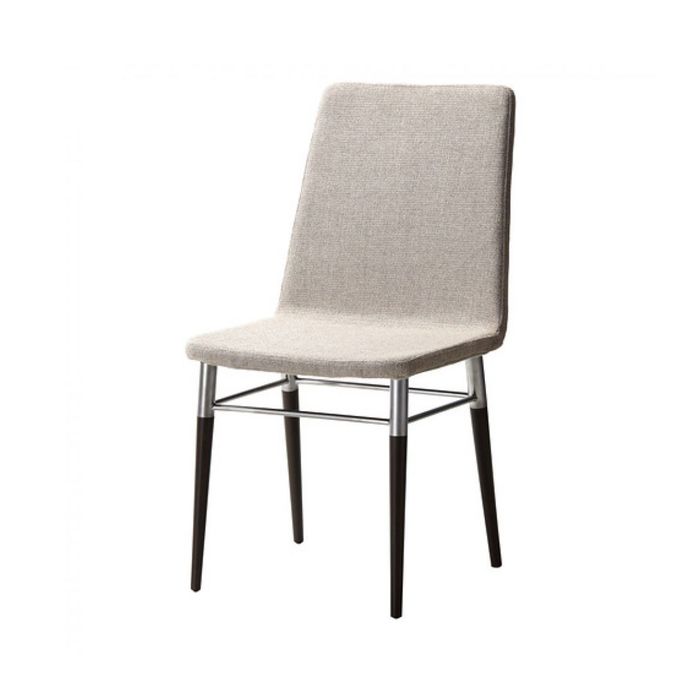 Стул, цвет коричнево-чёрный, Тено светло-серый ПРЕБЕН