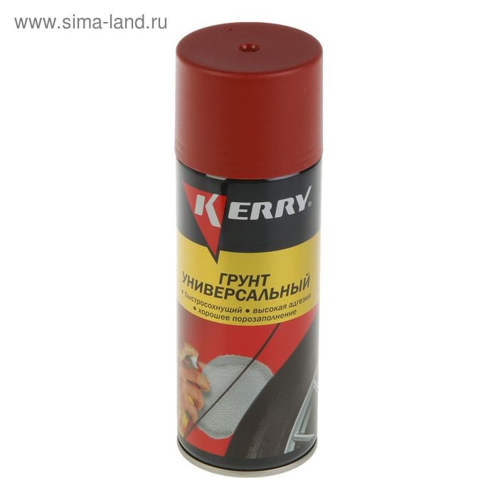 Грунтовка Kerry красно-коричневая, 520 мл, аэрозоль