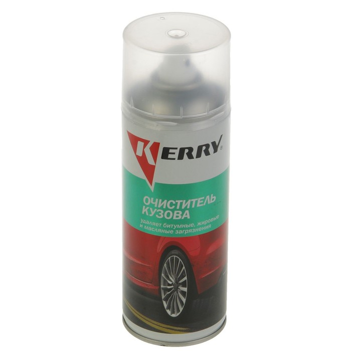 Очиститель кузова Kerry от битумных пятен, жировых и масляных загрязнений, 520 мл, аэрозоль 270384 цена и фото
