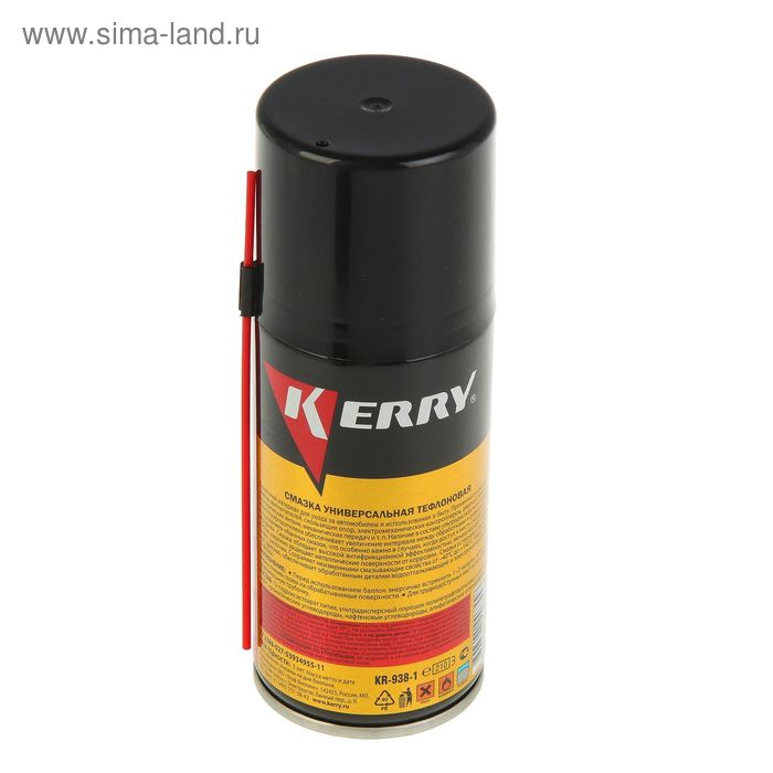 фото Смазка kerry универсальная тефлоновая, 210 мл, аэрозоль