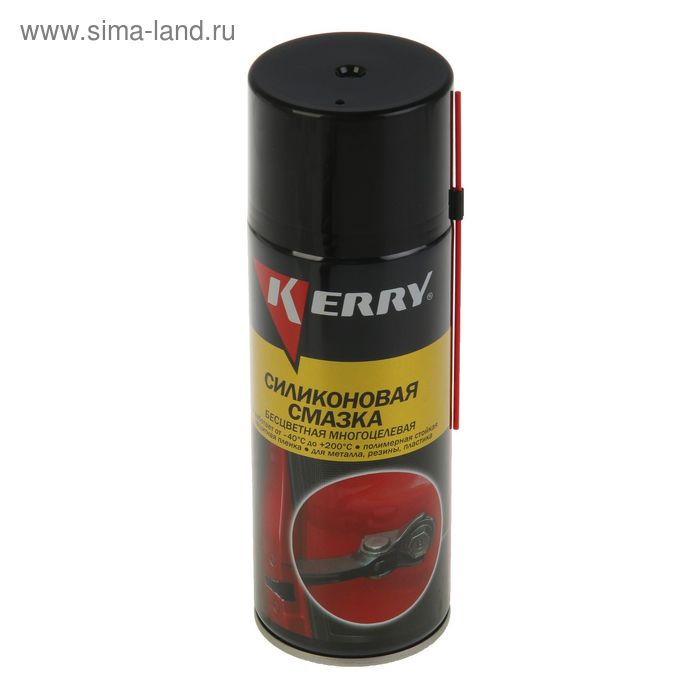 Смазка универсальная Kerry силиконовая, 520 мл, аэрозоль смазка kerry универсальная графитовая 210 мл аэрозоль