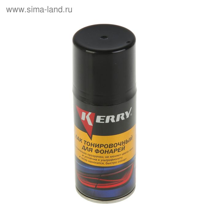 Лак Kerry для тонировки фонарей, черный, 210 мл, аэрозоль