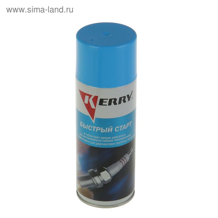 Жидкость для быстрого старта Kerry, 520 мл, аэрозоль аэрозоль для быстрого старта двигателя rexant 85 0057 520 мл
