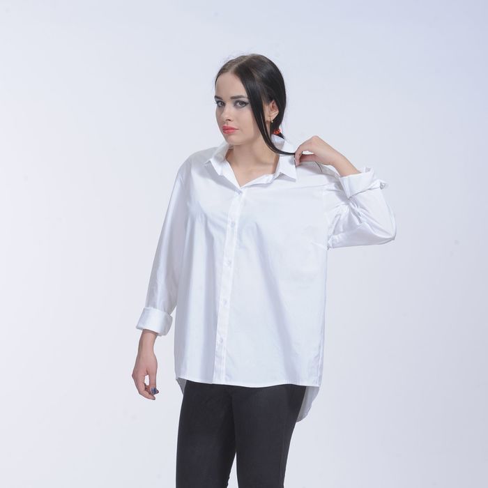 Рубашка женская, размер 42, рост 164, цвет белый 6511