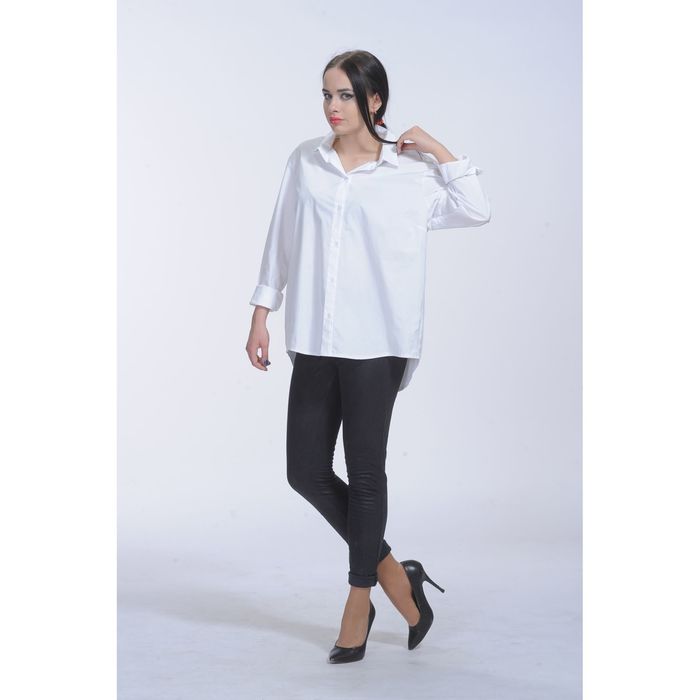 Рубашка женская, размер 50, рост 164, цвет белый 6511
