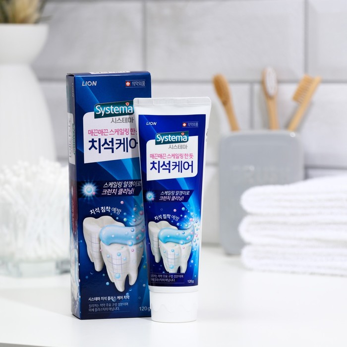 зубная паста против образования зубного камня systema tartar 120г Зубная паста Tartar control Systema для предотвращения зубного камня, 120 г