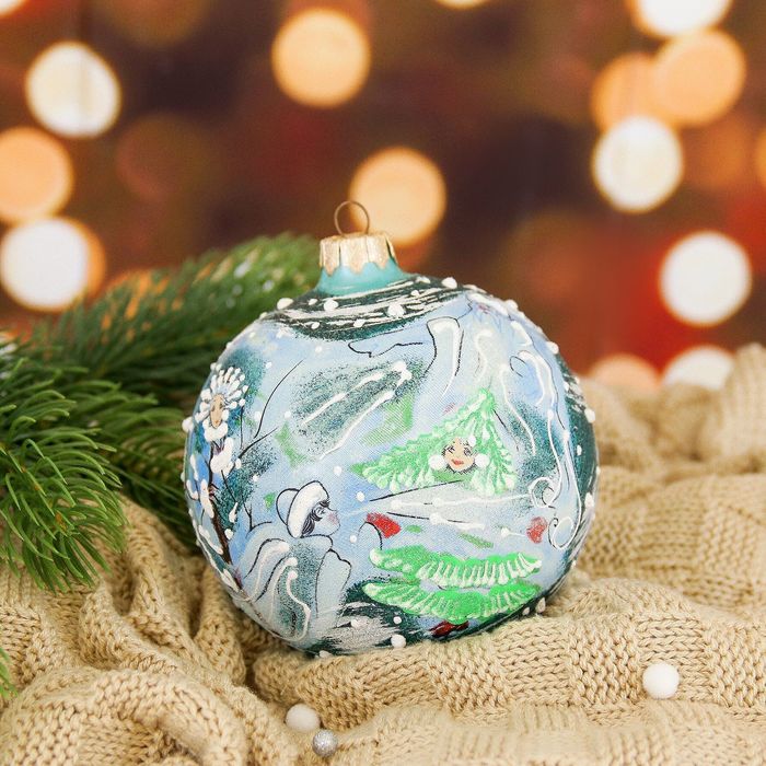 Шар "Снежная королева", 10 см