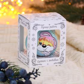 

Шар "Зайчишка" 6,5 см микс